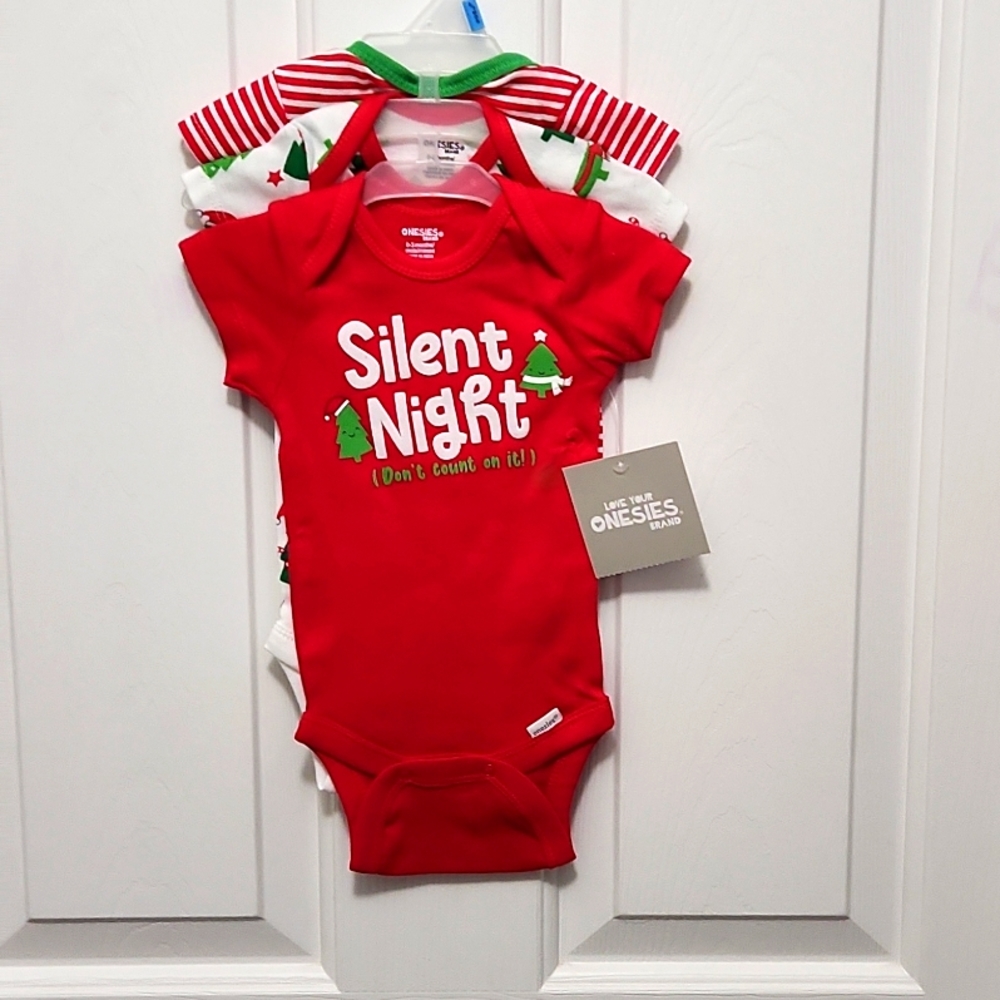 NwT 3 piece Christmas onsies